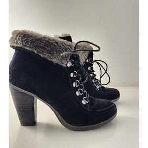 Bjorndal Falan black suede ankle boots